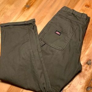 Green dickies Cargo 34 x 32